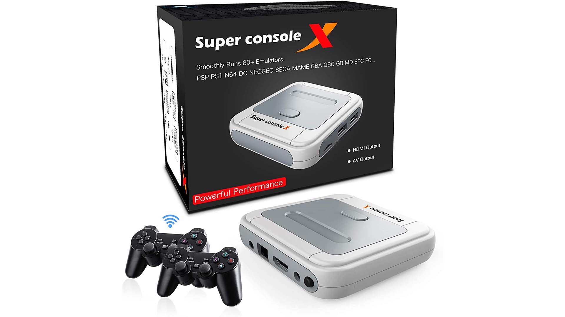 Super Console X游戏机顶盒256GB整合包超过50000游戏